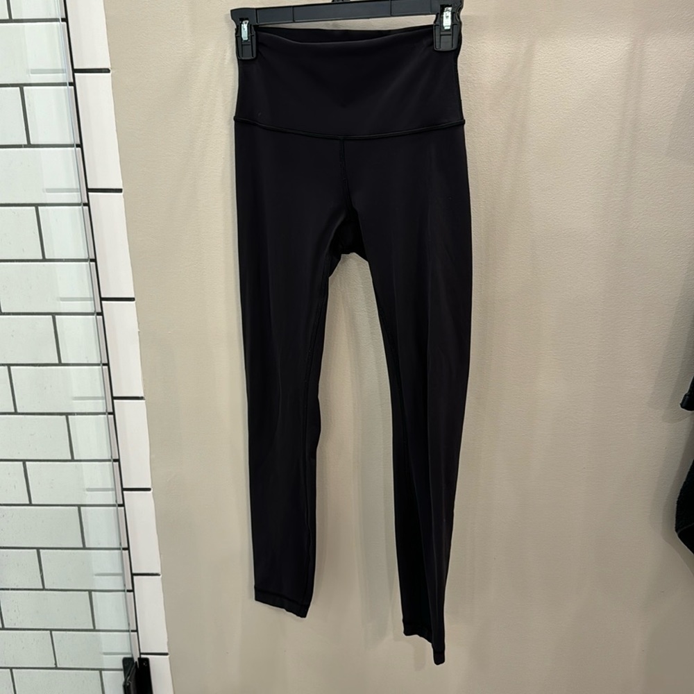 Lululemon black luxe high rise leggings.